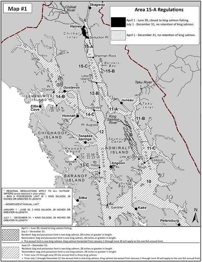 Sport Fishing for King Salmon Opens in the Juneau Area